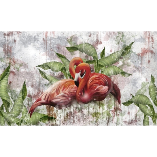 Para Czerwonych Flamingów