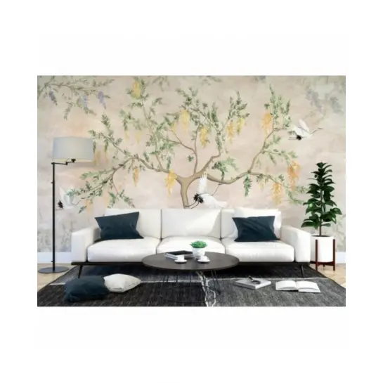 Trzy Odlatujące Żurawie i Drzewo