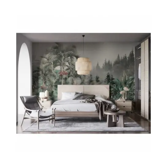 Bujna Roślinność We Mgle