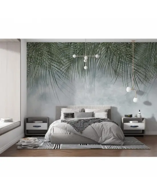 Spływające Liście Palm