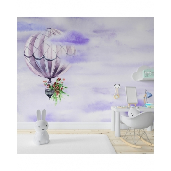 Fioletowy Balon w Powietrzu