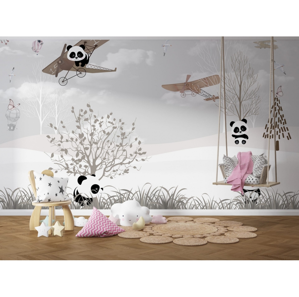 Panda w Samolocie Dla Dzieci