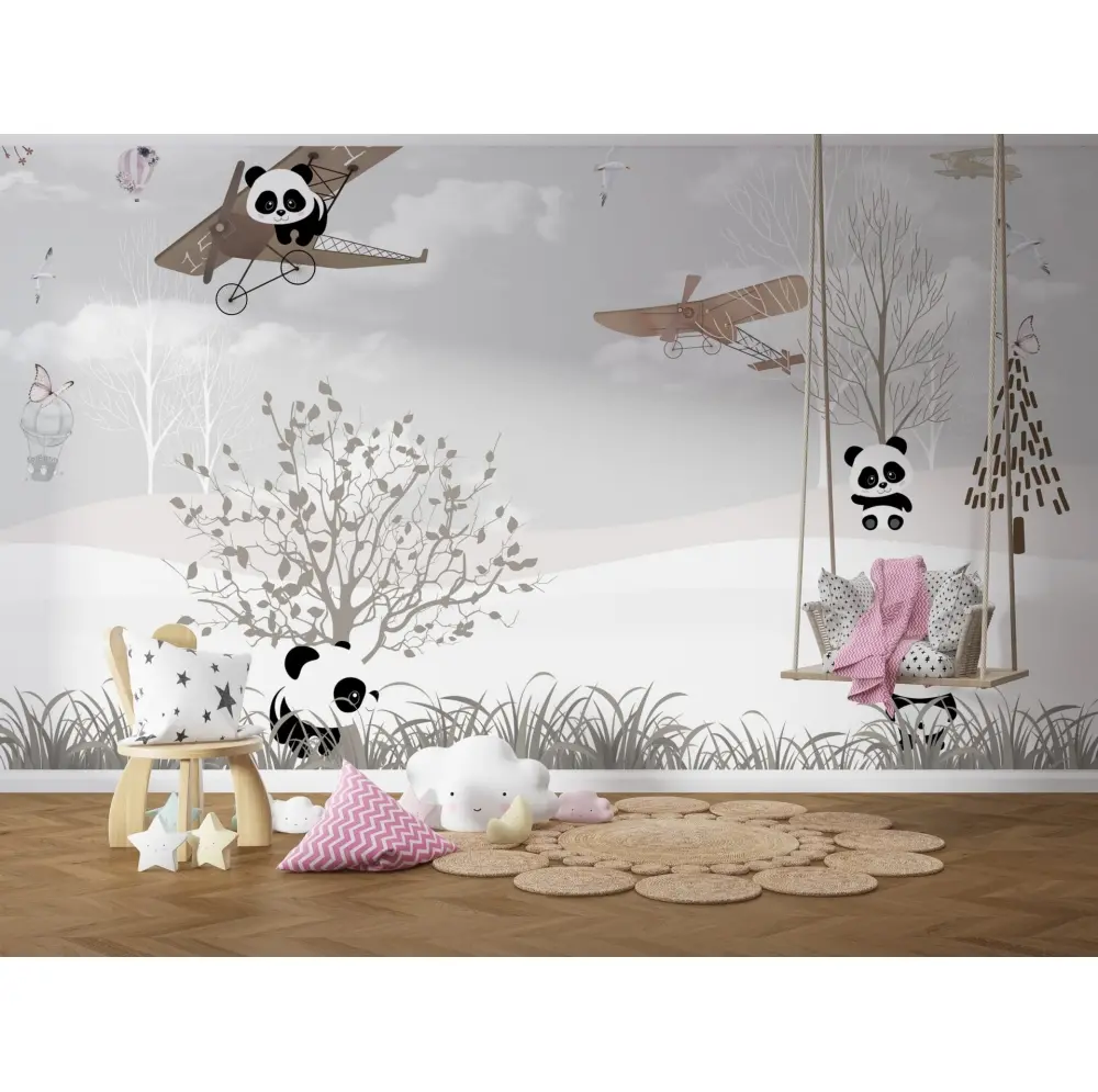 Panda w Samolocie Dla Dzieci