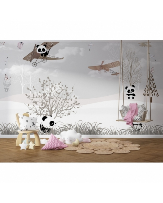 Panda w Samolocie Dla Dzieci
