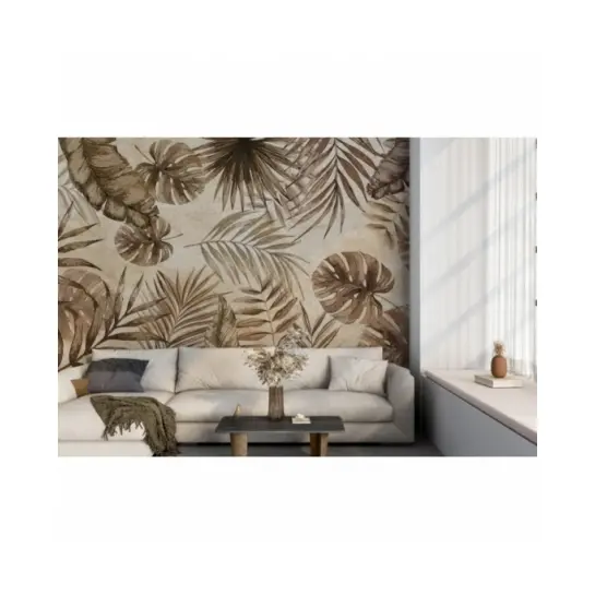 Egzotyczne Liście w Sepii