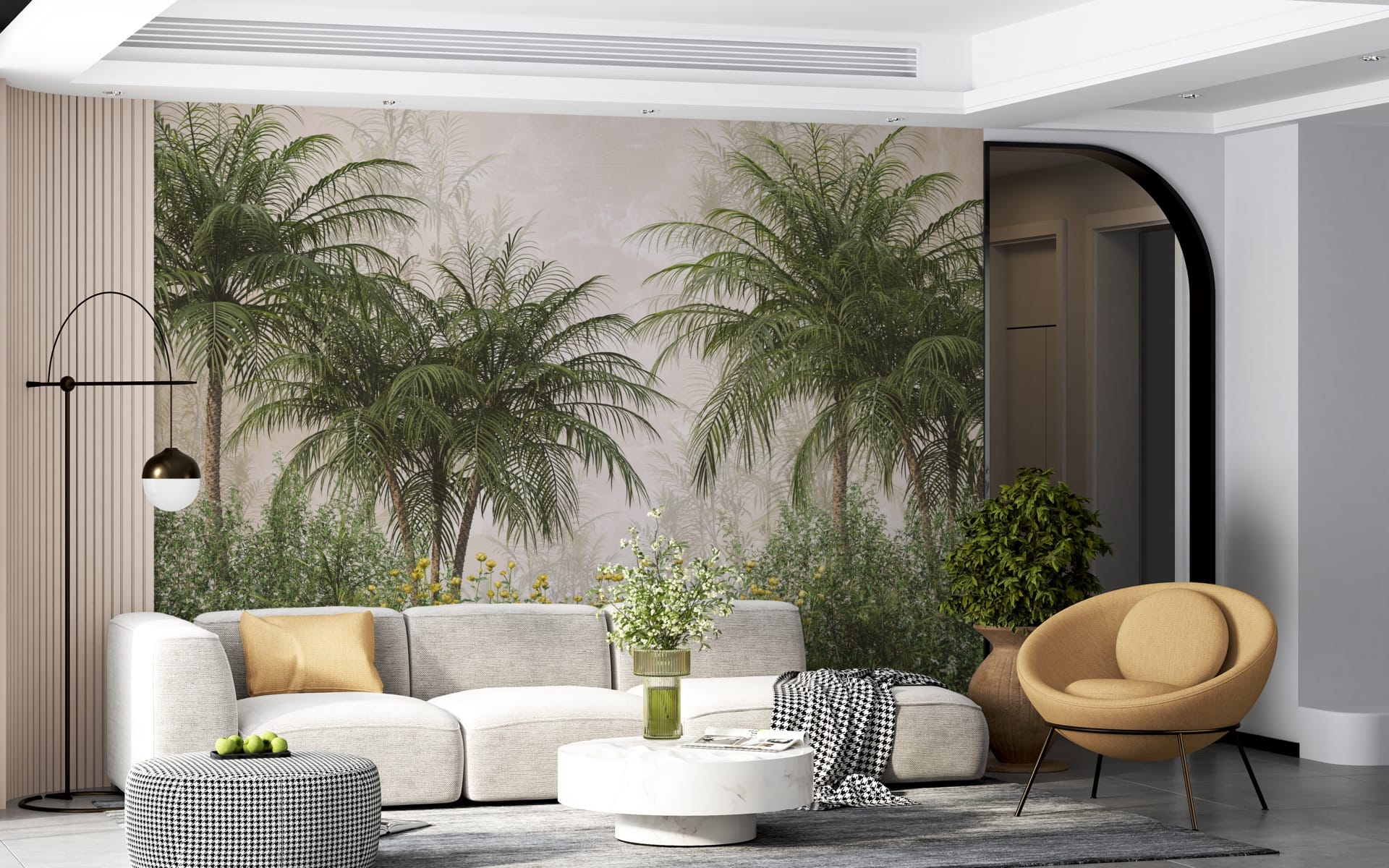 Zieleń Tropikalnych Palm