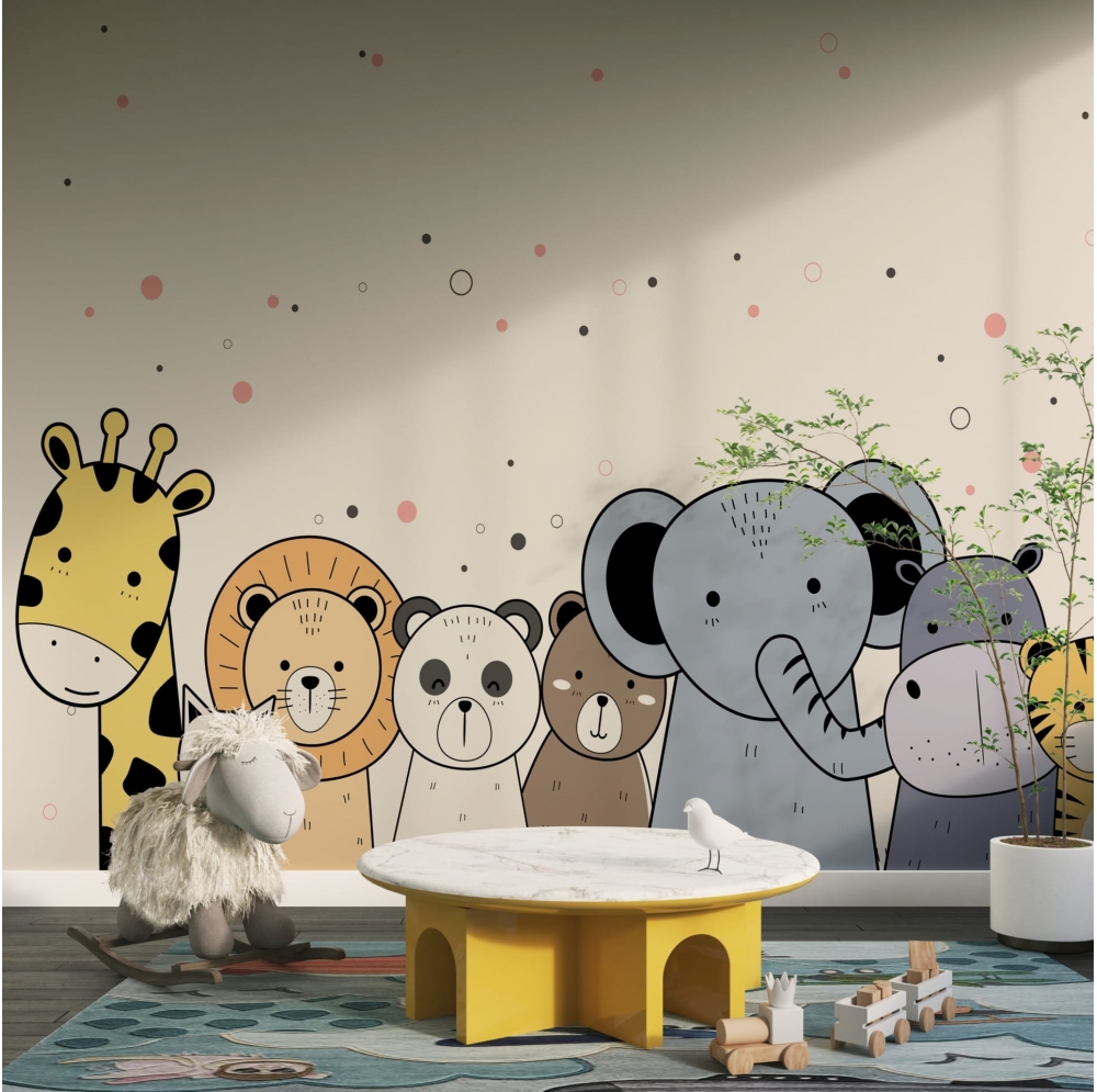 Kolorowe Zwierzątka Dżungli