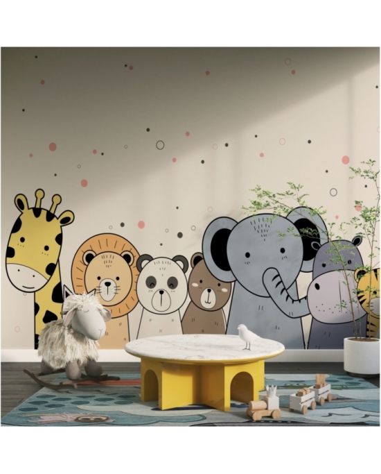 Kolorowe Zwierzątka Dżungli