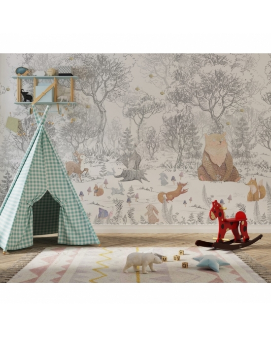 Kolorowe Zwierzęta Leśne