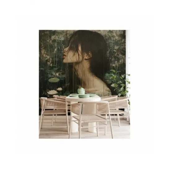 Dziewczyna W Liliach Wodnych